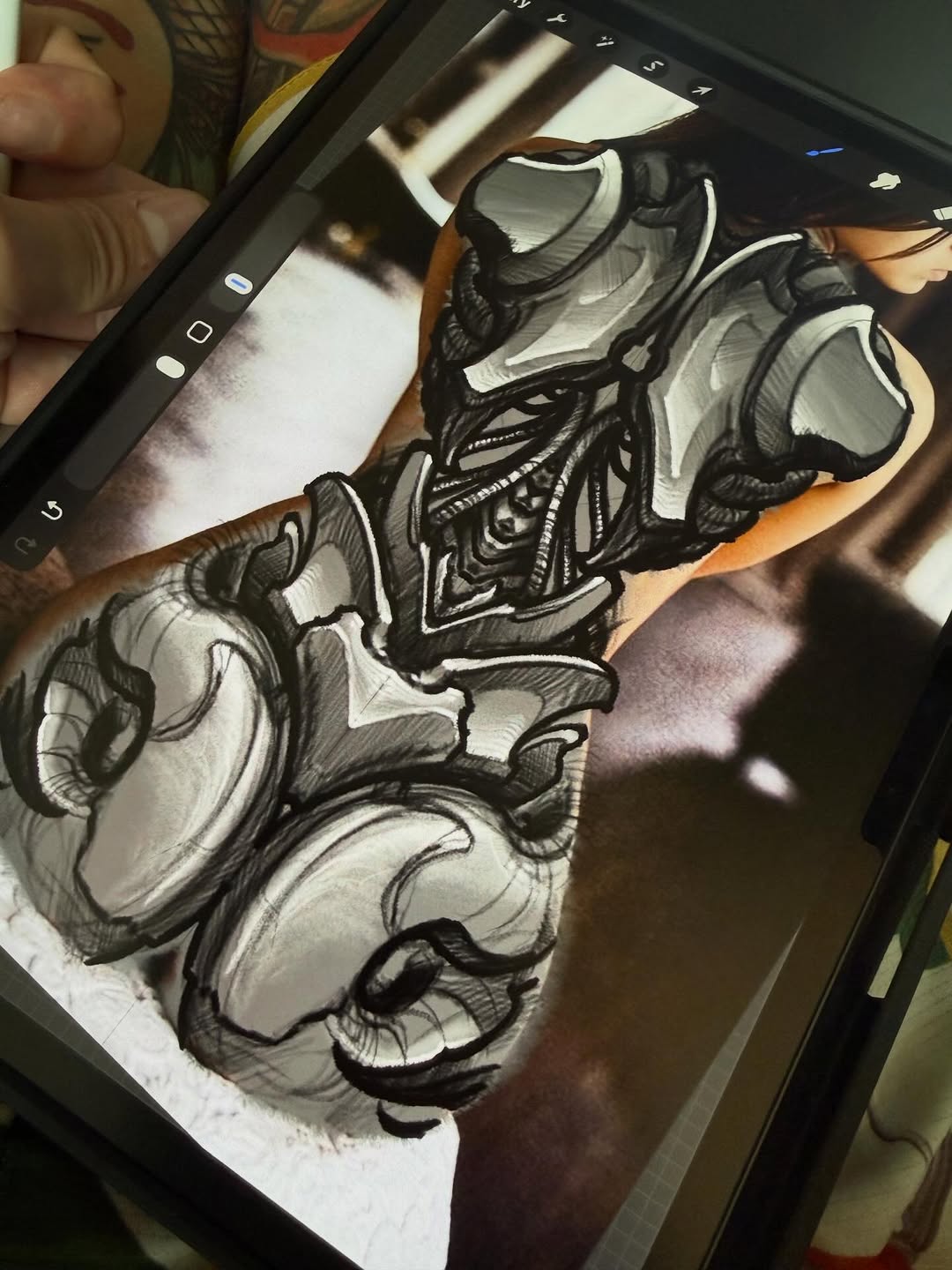 Bio-mechanical sleeve, freehand